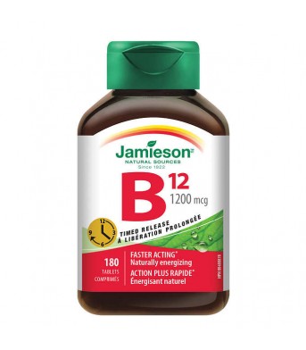 Jamieson健美生 维生素B12 180片/瓶  增加红细胞贫血造血
